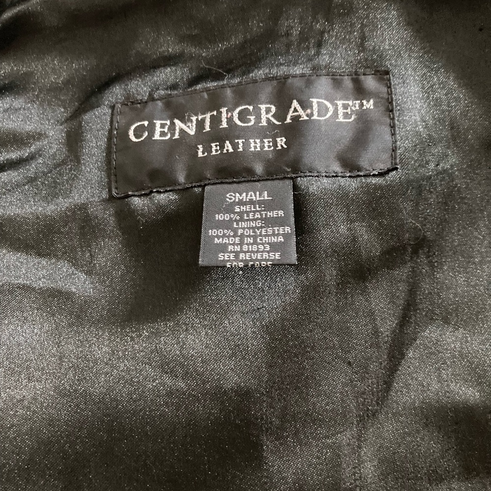 Classic Black Leather Jacket - image 4